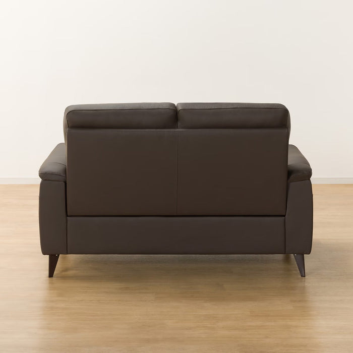 2S-SOFA LB07 LEATHER DBR