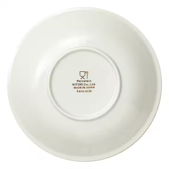ULTRA LIGHTWEIGHT 22CM ROUND DEEP PLATE KARU:ECLE RIM PLATE IV