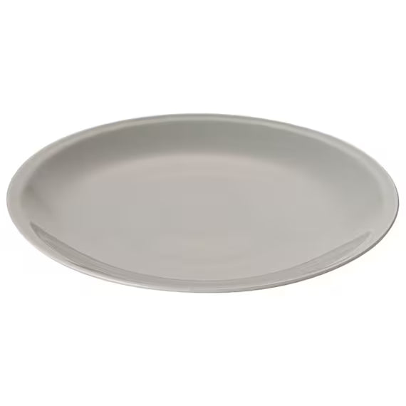 ULTRA LIGHTWEIGHT 23CM ROUND PLATE KARU:ECLE RIM PLATE GY