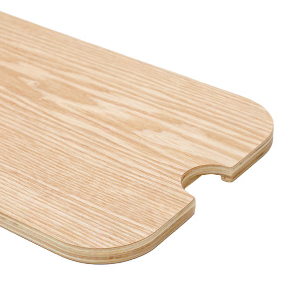 NON-SLIP WOOD TRAY FOR  STEEL WAGON TROLLEY SLIM GF-14042S