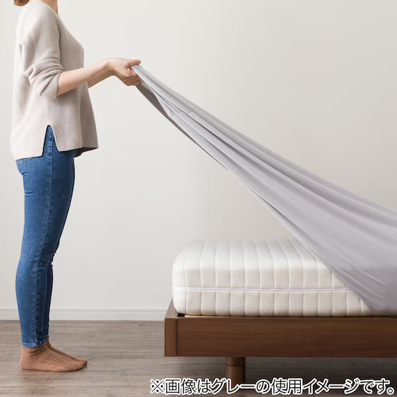 STRETCH FITTEDSHEET38 NFIT FT01 PREMIUM WH SS-S