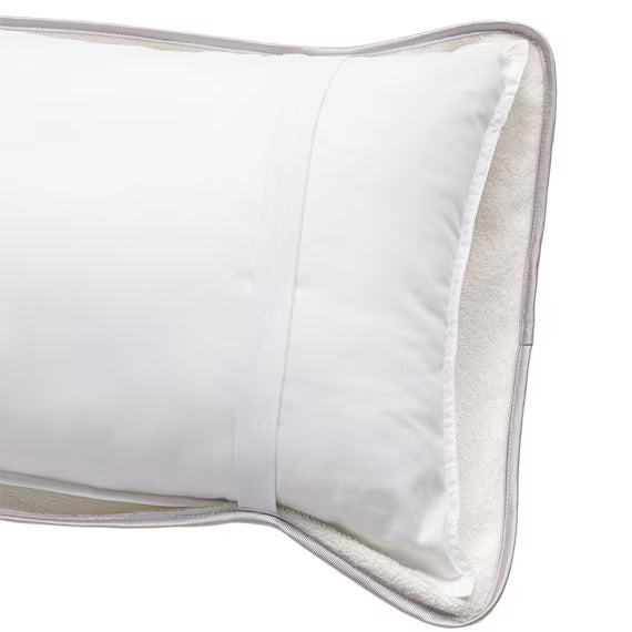 SILK PADDED PILLOW TOPPER ST24 GY
