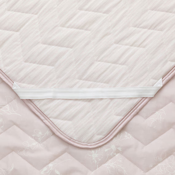 REVERSIBLE PADDED SHEET TOPPER N COOL WSP S2511 FLOWER RO K