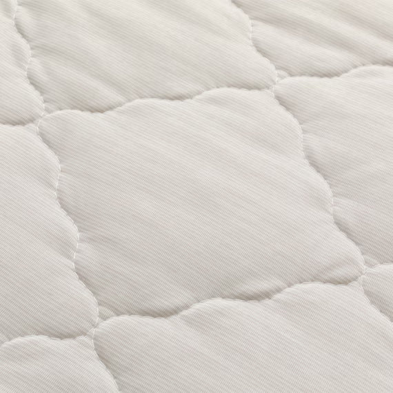 REVERSIBLE PADDED SHEET TOPPER N COOL Q GY S2501
