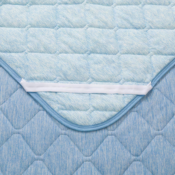 REVERSIBLE PADDED SHEET TOPPER N COOL SP S BL S2502