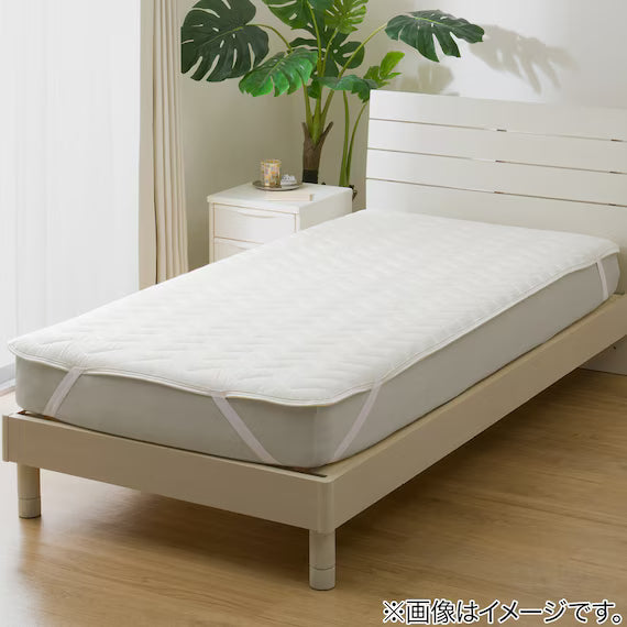 REVERSIBLE PADDED SHEET TOPPER N COOL WSP K WH S2503
