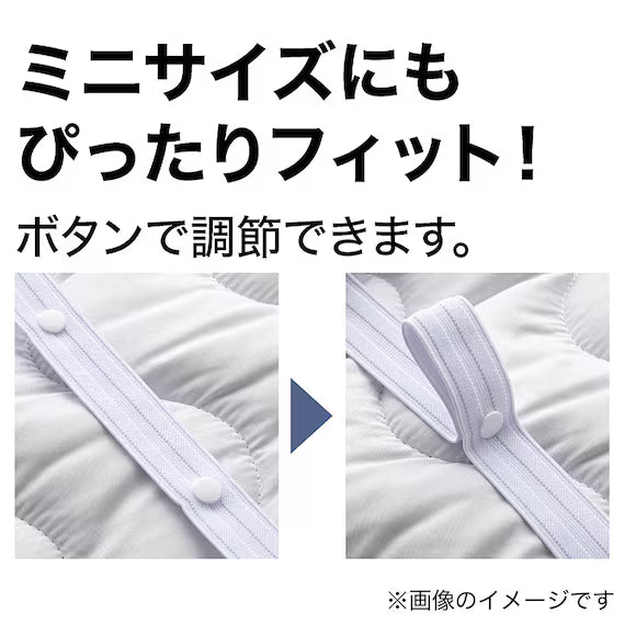 REVERSIBLE PADDED PILLOW TOPPER N COOL WSP GY S2503