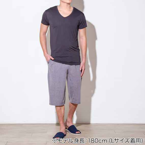 MENS COOL VNECK TSHIRTNE MESH BKLL