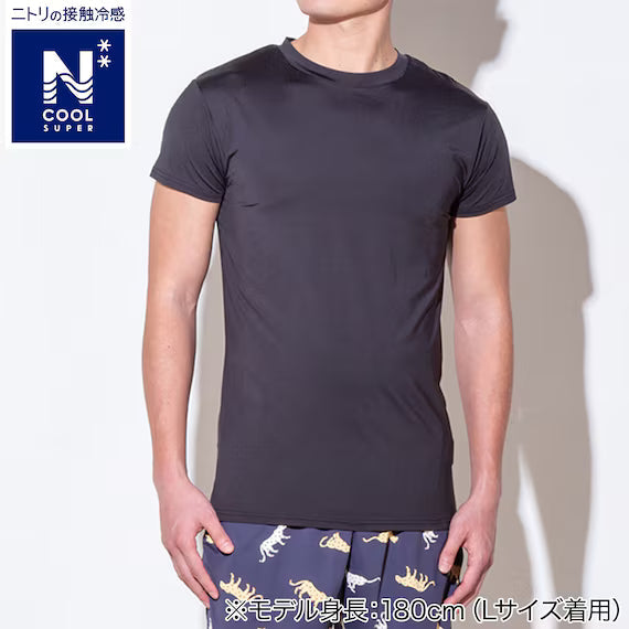 MENS SUPER COOL CREWNECK TSHIRTNE BK 3L