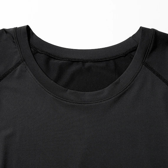 MENS SUPER COOL RAGLAN SLEEVE TSHIRTNE BK L