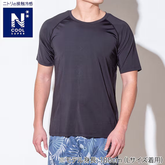 MENS SUPER COOL RAGLAN SLEEVE TSHIRTNE BK LL