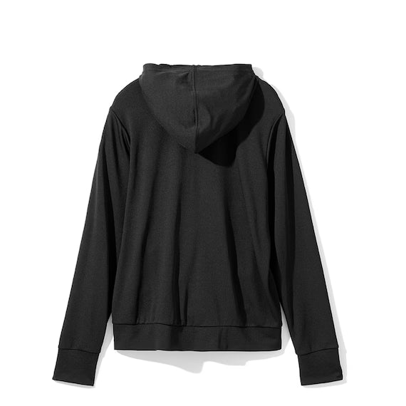 MENS UV CUT COOL HOODIE NE MESH BK L