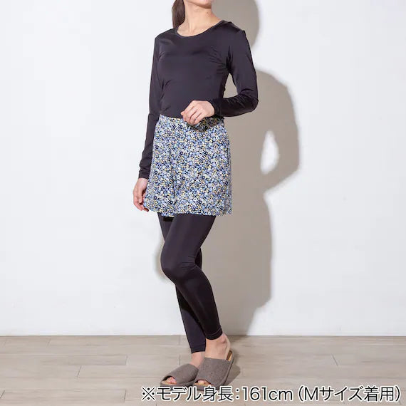 WOMENS UV CUT SUPERCOOL LONG SLEEVE SHIRT NE BK M
