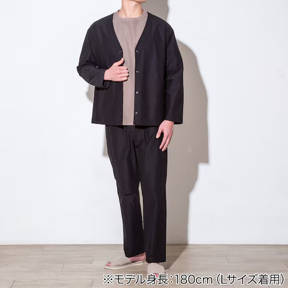 MENS COOL CUT GEORGETTE CARDIGAN NE BK LL