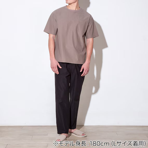 MENS COOL CUT GEORGETTE LONG PANTS NE BK LL