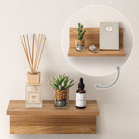 WALL SHELF HS L30 LBR