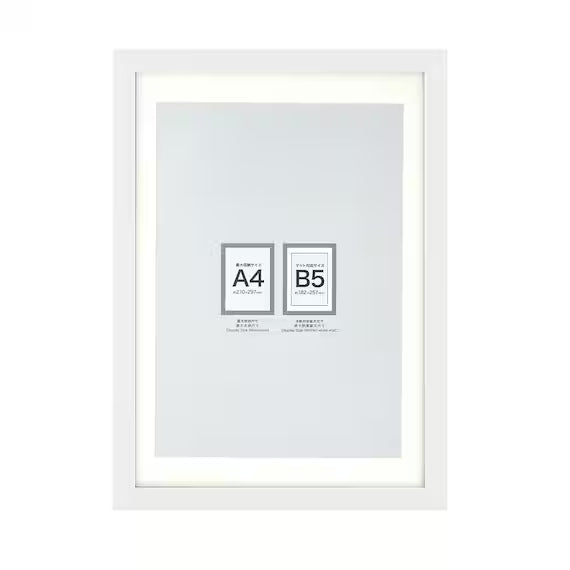 MDF POSTER FRAME A4 WH IT01