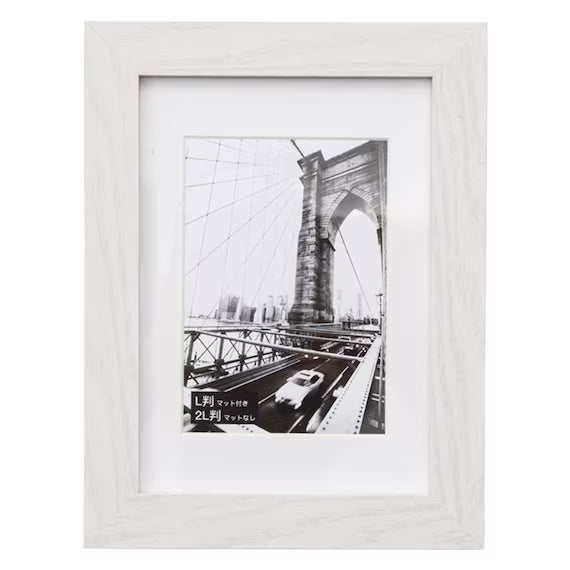 PHOTO FRAME  L WH IT14