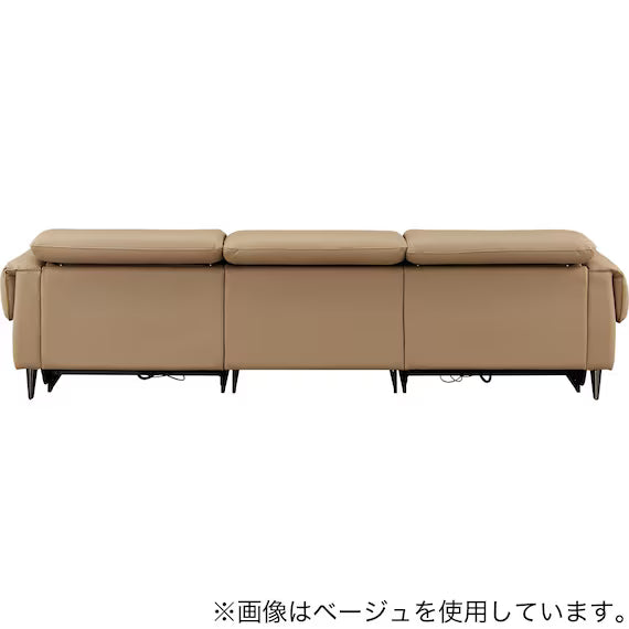 ELECTRIC WIDE 3 SEATER SOFA LS04 NW BK