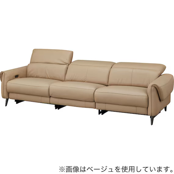 ELECTRIC WIDE 3 SEATER SOFA LS04 NW BK