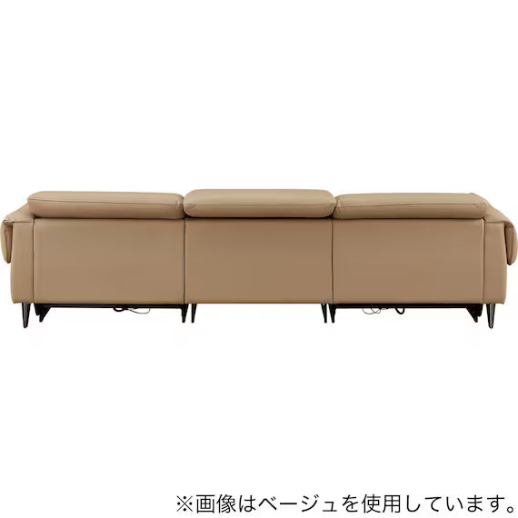 ELECTRIC WIDE 3 SEATER SOFA LS04 NW BK