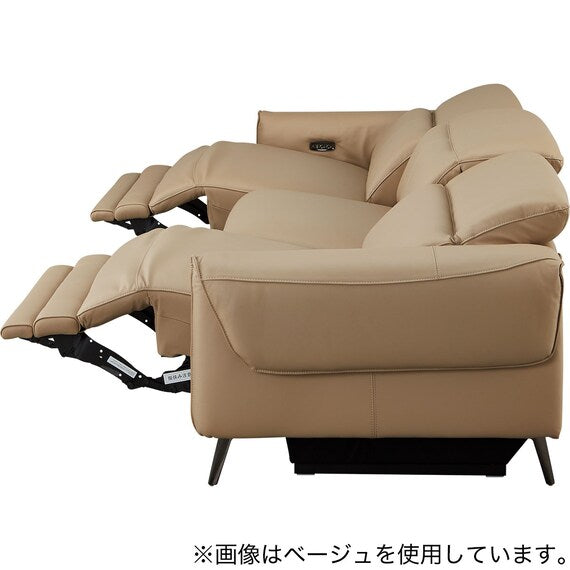 ELECTRIC WIDE 3 SEATER SOFA LS04 NW DGR
