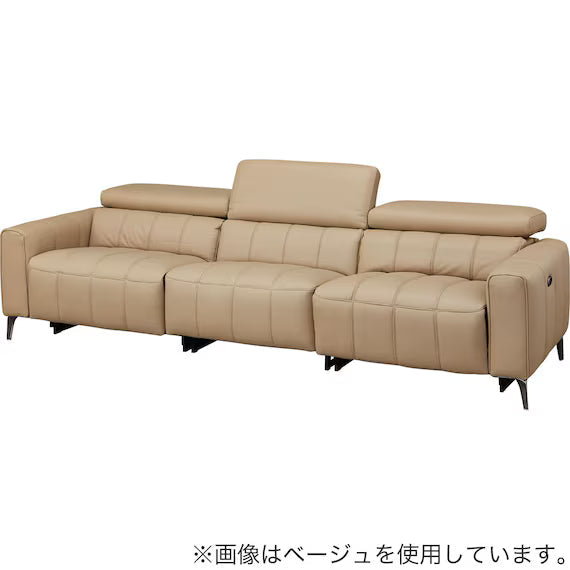 ELECTRIC WIDE 3 SEATER SOFA LS05 NW BK