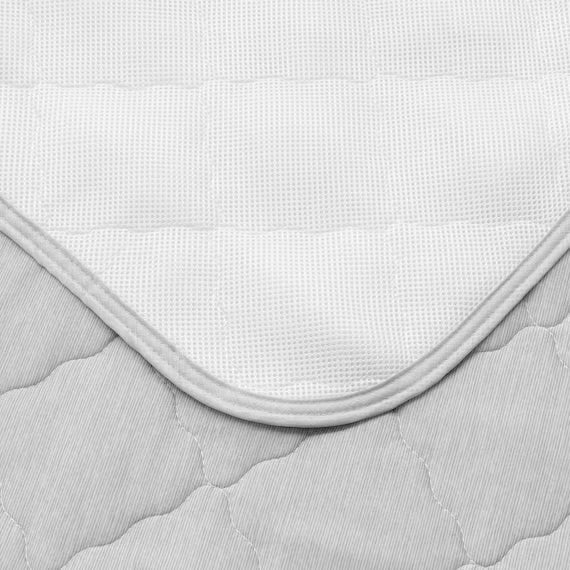 PADDED SHEET TOPPER WITHOUT BANDS N COOL SP K GY S2502