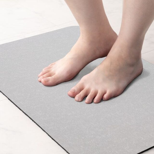 SOFT DIATOMITE KAITEKI BATHMAT 38X59 LGY