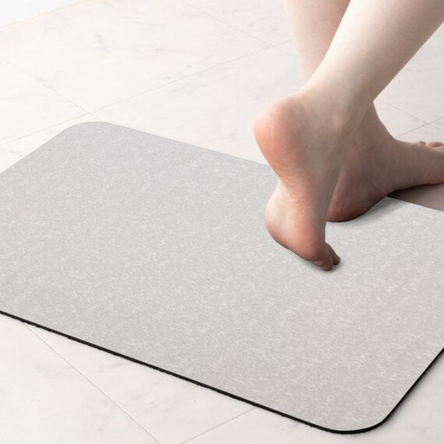 SOFT DIATOMITE KAITEKI BATHMAT 38X59 LGY
