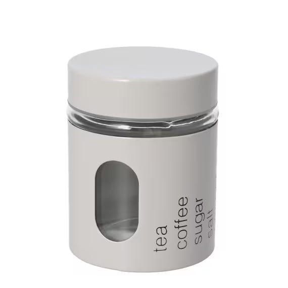IRON LID GLASS CANISTER 350ML MO ST01