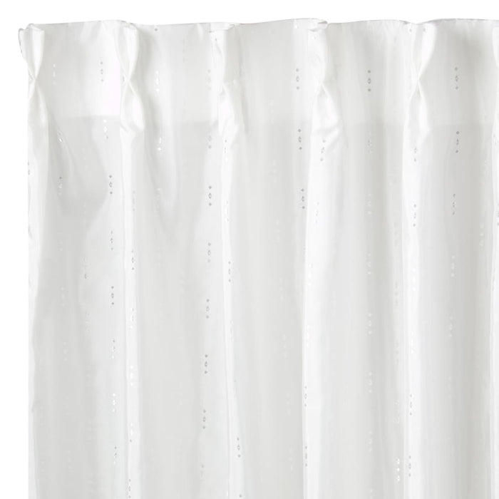 LACE CURTAIN N NATURE DOT 100X228X2