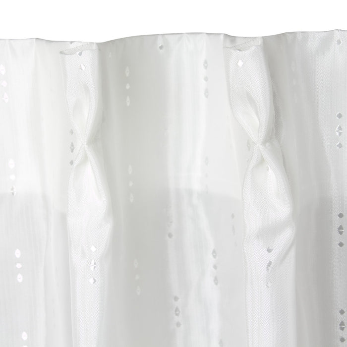 LACE CURTAIN N NATURE DOT 100X228X2