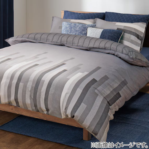 COMFORTER COVER PT53 GEOMETRIC PATTERN DGY D