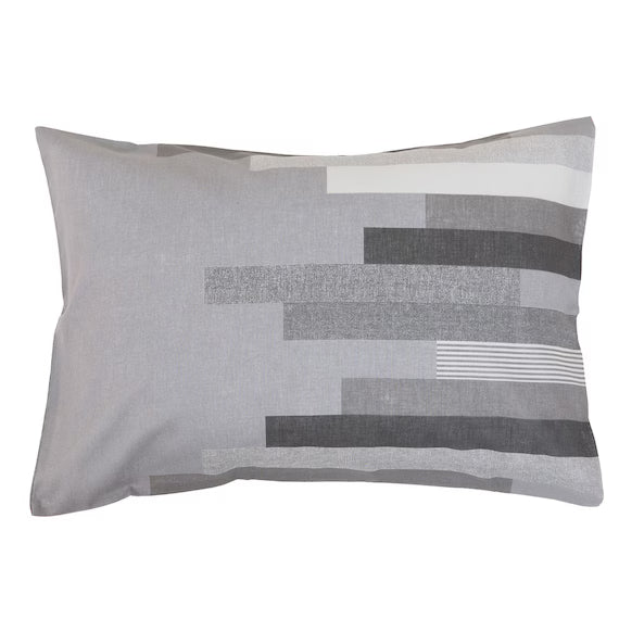 PILLOW CASE PT53 GEOMETRIC PATTERN DGY