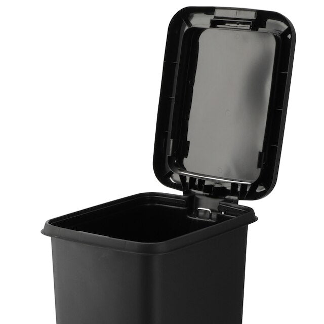 ANTIBACTERIAL AND DEODORANT STEP/PUSH DUST BIN 45L BK