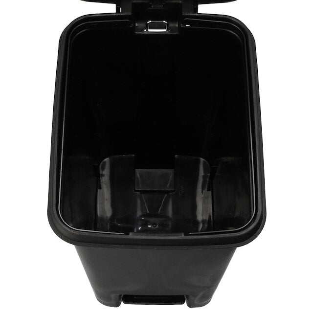 ANTIBACTERIAL AND DEODORANT STEP/PUSH DUST BIN 45L BK