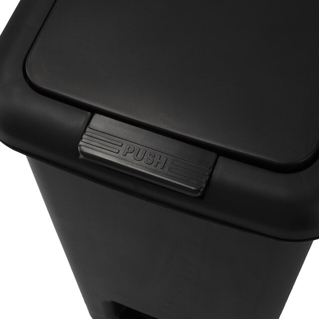 ANTIBACTERIAL AND DEODORANT STEP/PUSH DUST BIN 45L BK