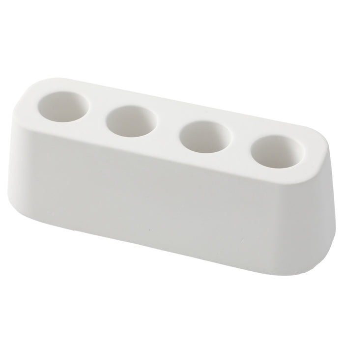 POROUS CERAMIC TOOTHBRUSH STAND 4 WH