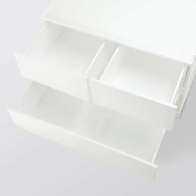 DRAWER N INBOX2 REG 2TIER 3DR WH