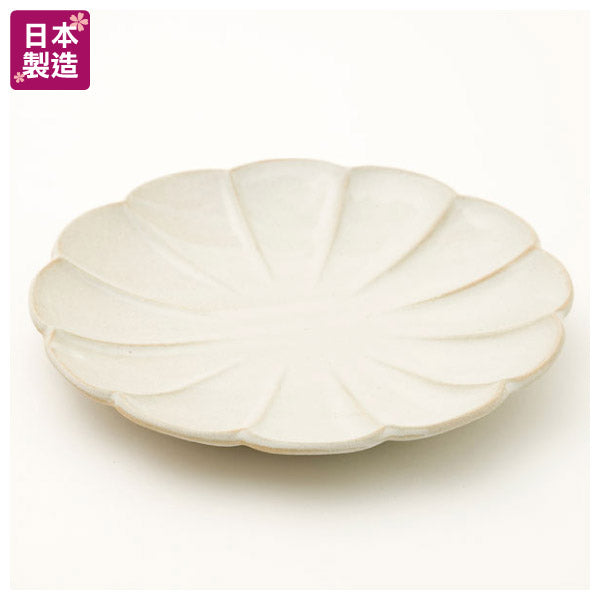 ROUND PLATTER SHINOGI HAKUYU D21.5XH2.5