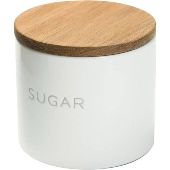 PORCELAIN CANISTER 350ML SUGAR