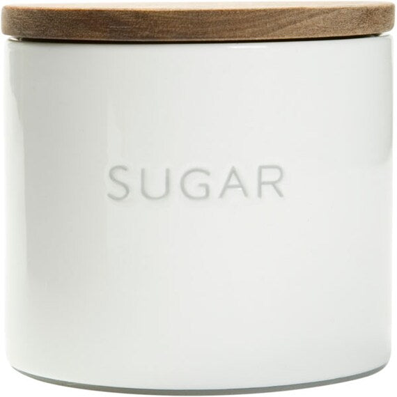 PORCELAIN CANISTER 350ML SUGAR