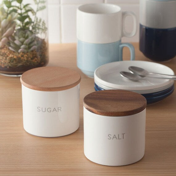 PORCELAIN CANISTER 350ML SUGAR