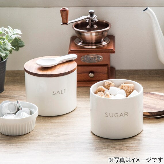 PORCELAIN CANISTER 350ML SUGAR