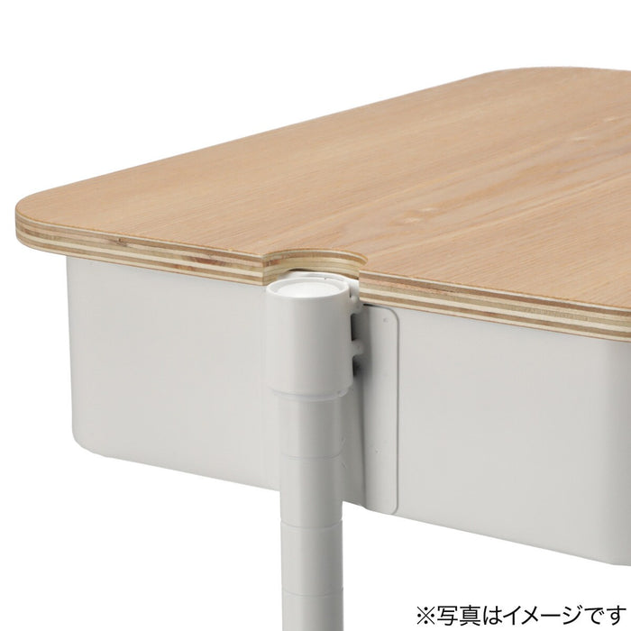 NON SLIP WOOD TRAY FOR STEEL WAGON TOROLLEY