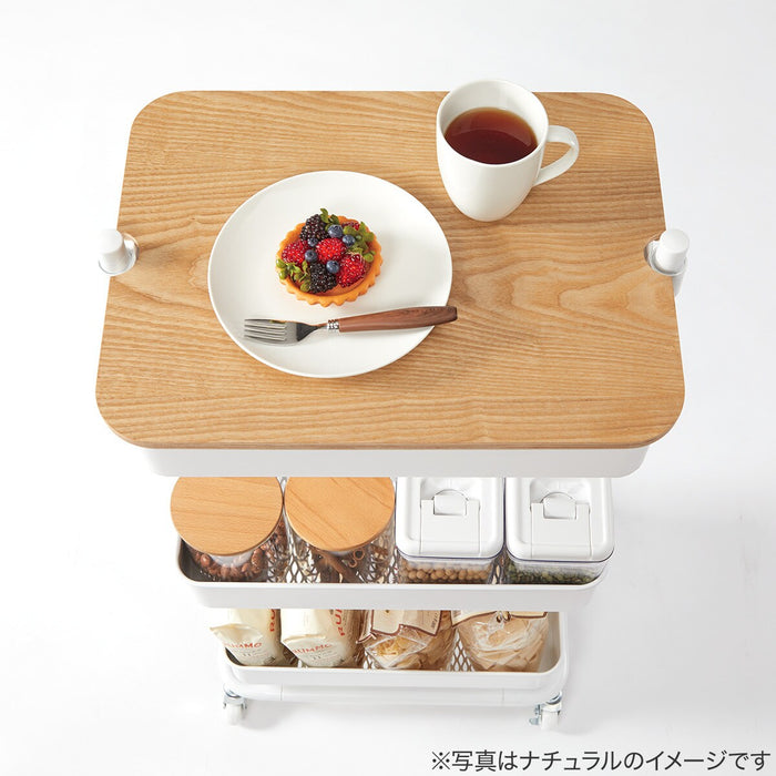 NON SLIP WOOD TRAY FOR STEEL WAGON TOROLLEY S