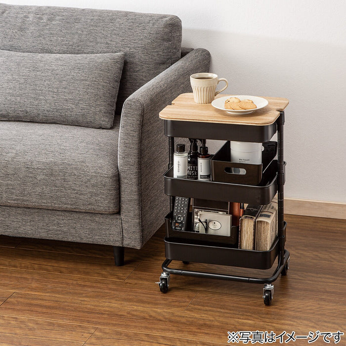 NON SLIP WOOD TRAY FOR STEEL WAGON TOROLLEY S