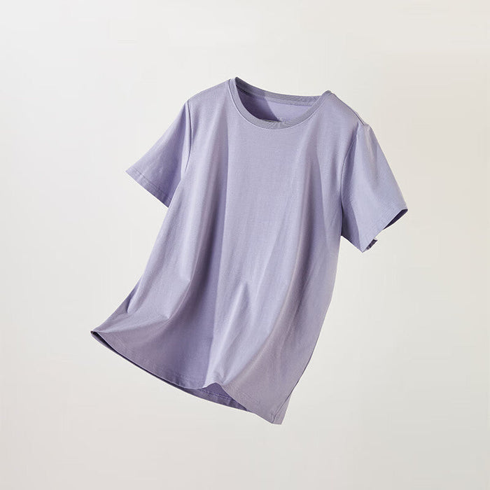 WOMEN MODAL COTTON UNECK SHORT PU XL