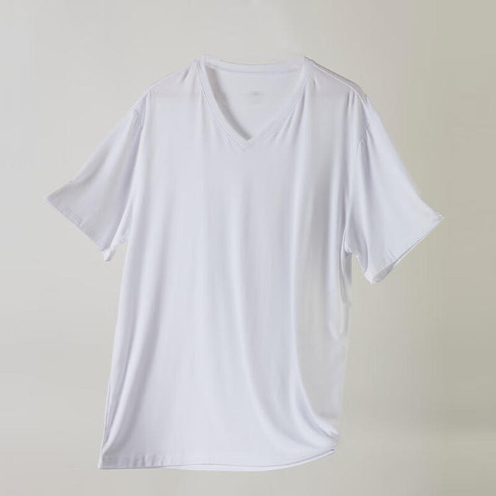 MEN MODAL VNECK SHORT WH M